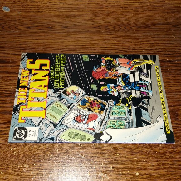 The New Teen Titans #59 (DC comics,1989) - Picture 3 of 3